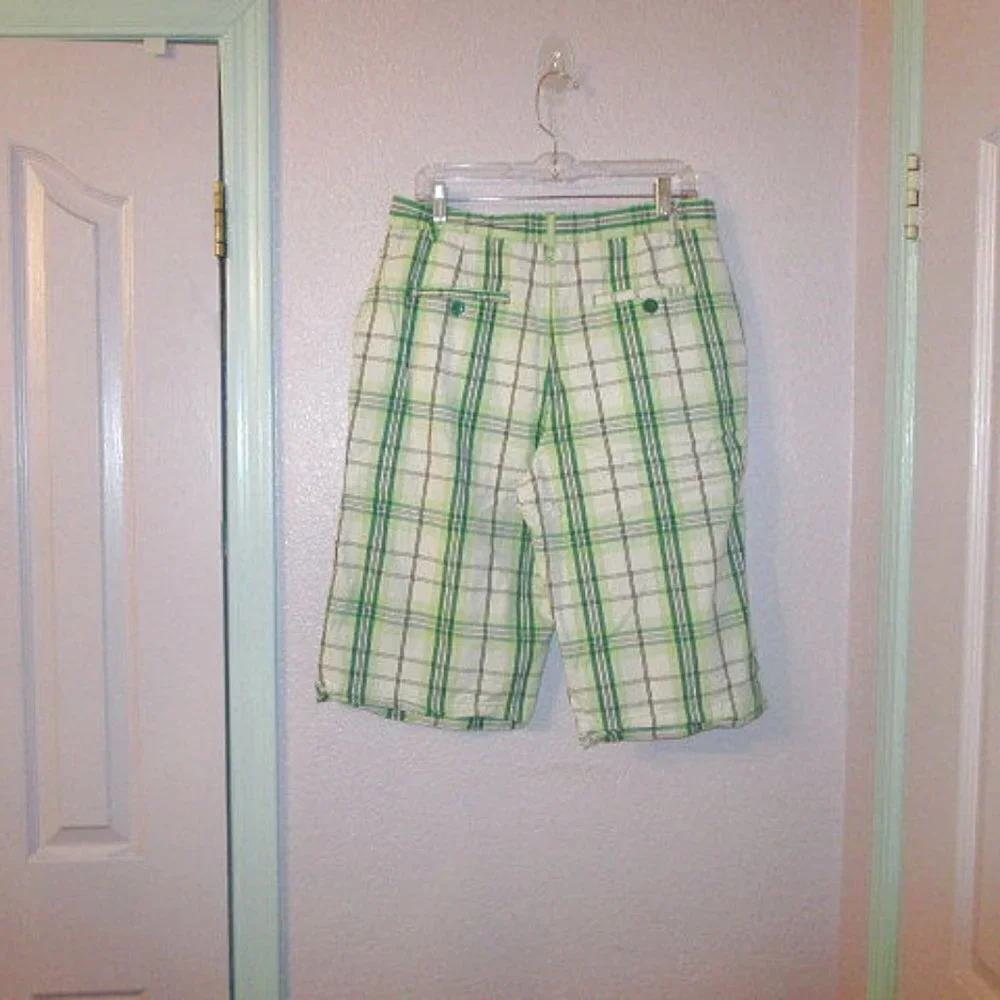 Vtg 90s Y2K Noiz Royalty Graphic Shorts Mens 34 Plaid 11” Grunge Skater Retro